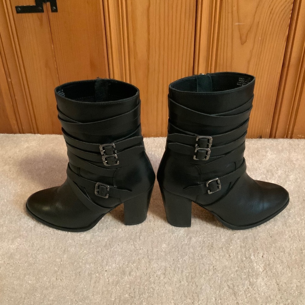 Black Heeled Boots - Picture 2 of 5